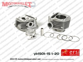 Ersi Motor YB150T-15 T-20 Silindir Alt Üst Komple